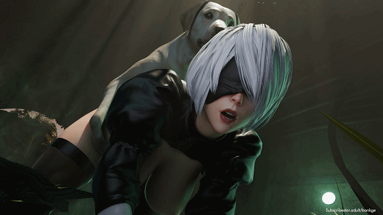 【3D/Bonkge】 7月新作：2B+艾玛 性感御姐超巨根暴力猛冲内射溢出大量精液 [205M/FM/百度]