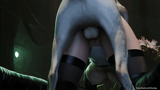 【3D/Bonkge】 7月新作：2B+艾玛 性感御姐超巨根暴力猛冲内射溢出大量精液 [205M/FM/百度]